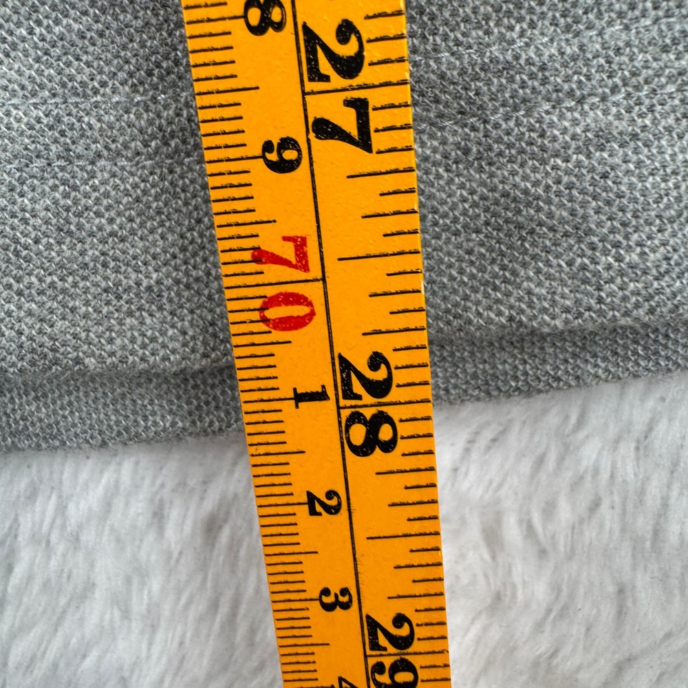 Tommy Hilfiger Polo Shirt Mens XL Gray Regular Fit Short Sleeve Pique Logo - Picture 6 of 12